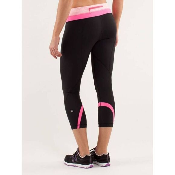 LULULEMON ATHLETICA Inspire Crop II 'Full On Luxtreme 21' Size 6 - Picture 2 of 5